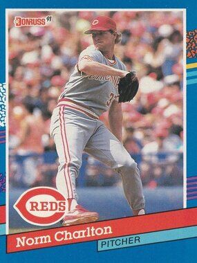 Norm Charlton - Donruss 91 MLB Baseball Card